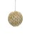ENFEITE BOLA VELLUTO FIOS GOLD PELO 8CM - Imagem 1