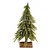 MINi ARVORE DE  NATAL BASE MADEIRA VRD 34cm - Imagem 1