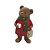 PAR DE ESCULTURAS DE URSO RESINA NATALINOS 15cm - Imagem 2