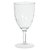 TACA ACRILICO 400ml MARTELADO (TRANSPARENTE) FLORARTE - Imagem 1