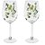 KIT 2 TACA VINHO TINTO 530ml BUTTERFLY FLORARTE - Imagem 1