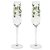 KIT 2 TACA CHAMPAGNE 200ml BUTTERFLY FLORARTE - Imagem 1