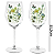 KIT 2 TACA VINHO BRANCO 450ml BUTTERFLY FLORARTE - Imagem 3