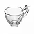 CJ 4 XICARAS CHA CRISTAL ECOLOGICO C/PIRES BIRD 180ML WOLFF - Imagem 3