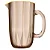 JARRA REFINATTO CARAMELO VIDRO BORDA OURO 1,3L L´HERMITAGE - Imagem 1