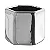 CACHEPOT HEXAGONO PRATA EM CERAMICA MART - Imagem 1