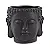 CACHEPOT BUDA PRETO EM CIMENTO MART - Imagem 1