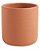 CACHEPOT EM CERAMICA TERRACOTA MART 6CM - Imagem 1