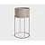 CACHEPOT EM METAL  BEGE COM SUPORTE MART 50cm - Imagem 2