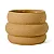 CACHEPOT EM CIMENTO MARROM MART - Imagem 1