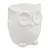 CACHEPOT CORUJA BRANCA EM CERAMICA MART - Imagem 1