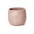 CACHEPOT EM CIMENTO ROSA ANTIGO MART 18x21cm - Imagem 2