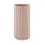CACHEPOT EM CIMENTO CANELADO ROSA MART 24cm - Imagem 1