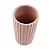 CACHEPOT EM CIMENTO CANELADO ROSA MART 24cm - Imagem 2