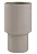 CACHEPOT EM CIMENTO GEOMETRICO ALTO CINZA MART 24,5cm - Imagem 1