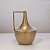 VASO JARRO EM METAL DOURADO MART 28,5CM - Imagem 2