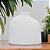 VASO EM CERAMICA FOSCO BRANCO ORGANICO 26CM MART - Imagem 2
