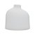 VASO EM CERAMICA FOSCO BRANCO ORGANICO 26CM MART - Imagem 1