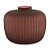 VASO MARSALA EM VIDRO MART 18,5x24cm - Imagem 1