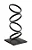 ESCULTURA EM METAL PRETO MART 40CM - Imagem 1