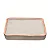 BANDEJA QUADRADA EM CIMENTO COM A BORDA ROSE GOLD MART - Imagem 1