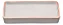 BANDEJA EM CIMENTO COM A BORDA ROSE GOLD MART 24cm - Imagem 1