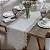 LINHA FLORAL CAMINHOS DE MESA ORLANDO 40X220CM BCO JOLITEX - Imagem 1