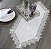 LINHA FLORAL CAMINHOS DE MESA ORLANDO 40X90CM BRANCO JOLITEX - Imagem 1