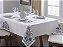 LINHA ATELIE TOALHA DE MESA HOLANDA 150X220CM BCO/AZUL - Imagem 1