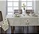 LINHA ATELIE TOALHA DE MESA FILIPINAS 160X270CM BEGE/VRD/BCO - Imagem 1