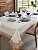 TOALHA DE MESA RENDADA 100%PES VENEZA 160X270CM BEGE JOLITEX - Imagem 1