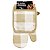 KIT LUVA+PEGADOR 18X33CM ESTAMPA XADREZ BEGE JOLITEX - Imagem 2