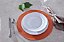 KIT 6 PEÇAS JOGO AMERICANO 38CM LARANJA JOLITEX - Imagem 1