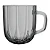 JG DE 6 CANECAS EM VIDRO FUME 280ML L´HERMITAGE - Imagem 1