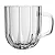 JG 6 CANECAS REFINATTO EM VIDRO 280ML L´HERMITAGE - Imagem 2