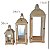 Trio de Lanterna Decor Natural e Metal - Imagem 3