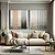 KIT 2 QUADRO EM TECIDO TEXTURIZADO OFF WHITE MART 100x80cm - Imagem 2