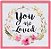 QUADRO MADEIRA PETIT YOU ARE LOVED ROSA - Imagem 1