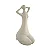 ESCULTURA  MULHER EM PORCELANA  OFF WHITE MART - Imagem 1