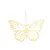 PINGENTE DECORATIVO BORBOLETA VAZADA OURO 10CM - Imagem 1