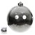 BOLA METALICA TUBO C/1 UND (PRATA) 12cm (FLORARTE) Vol. 8 - Imagem 1