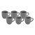 Xícara para Chá de Cerâmica Medina Cinza 180ml – 6 Peças - Imagem 1