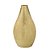 VASO DECORATIVO METAL MARTELADO DOURADO 54CM INDIANO - Imagem 1