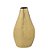 VASO DECORATIVO EM METAL DOURADO MARTELADO 41CM INDIANO - Imagem 1