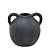 Vaso Decorativo em Cerâmica Fosca Preto com Alças Laterais - Imagem 1