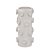 VASO DECORATIVO OFF WHITE RELEVO EM CERAMICA 28CM - Imagem 1
