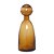 VASO POTICHE DECORATIVO AMBAR COM TAMPA EM ESFERA DECOR 42CM - Imagem 1