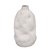 VASO DECORATIVO ORGANICO BRANCO 21CM - Imagem 1