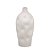 VASO DECORATIVO ORGANICO CINZA OFF WHITE 23,5CM - Imagem 1