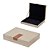 CAIXA DECORATIVA EM MDF E PU BEGE 33X26CM - Imagem 1